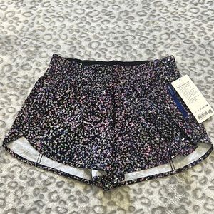 RARE NWT Lululemon Seawheeze Reflective Tracker Short 4”